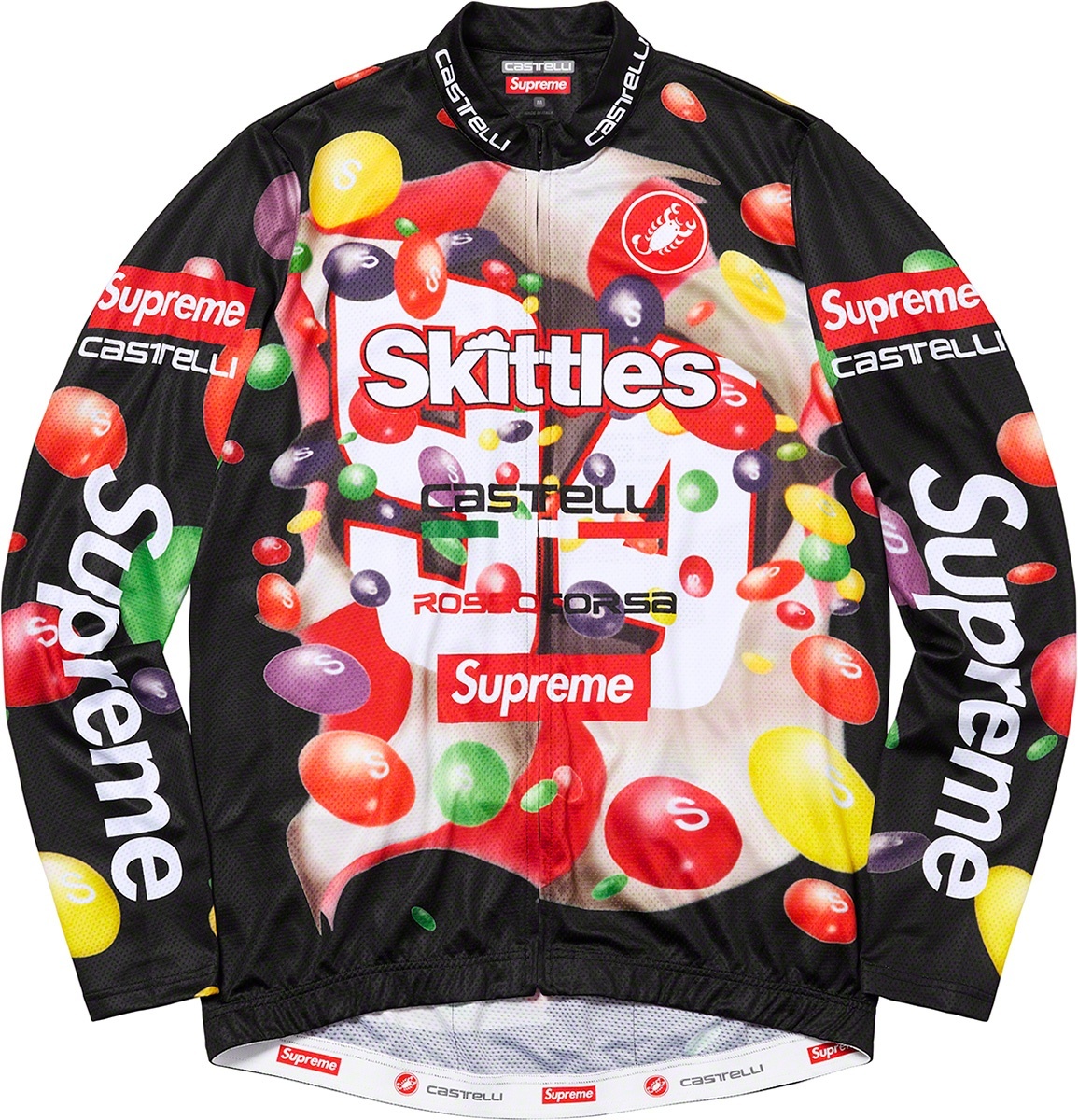 Supreme®/Skittles®/<wbr>Castelli L/S Cycling Jersey view 2
